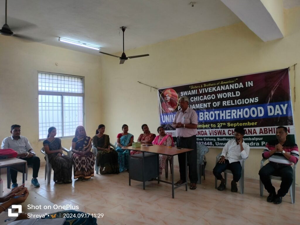 World’s Parliament of Religions Seminar by Mr. Umesh Chandra Panda at PKACN Campus