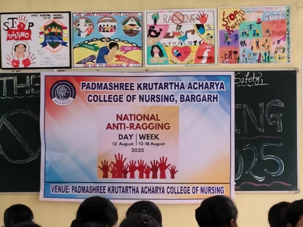 Anti-Ragging week celebration by PKACN students from 12th to 18th Aug 2025